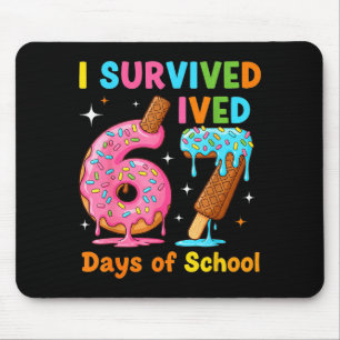 I Survived 67 Days Of School Funny Meme Teacher St Mouse Mat