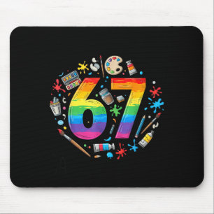 I Survived 67 Days Of School Funny Meme Teacher St Mouse Mat