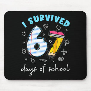 I Survived 67 Days Of School Funny Meme Teacher St Mouse Mat