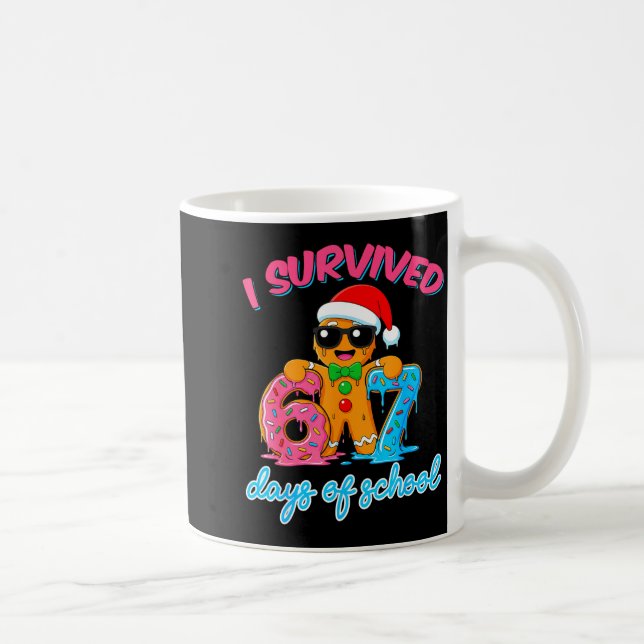 I Survived 67 Days Of School Funny Six Seven 67 Gi Coffee Mug (Right)