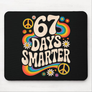 I Survived 67 Days Of School Funny Six Seven 6 7 M Mouse Mat