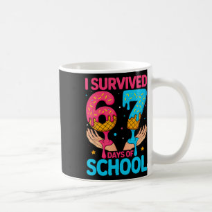 I Survived 67 Days Of School Funny Six Seven Hands Coffee Mug