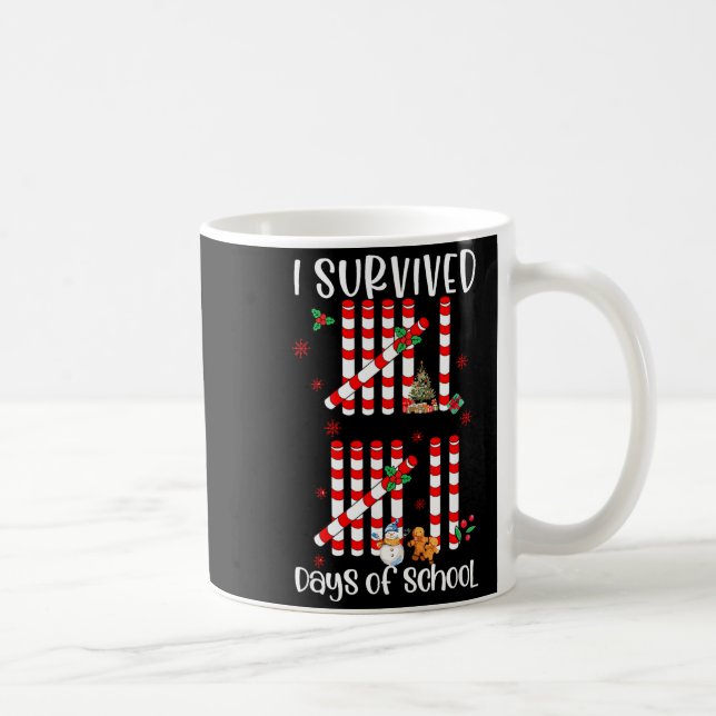 I Survived 67 Days Of School Funny Six Seven Xmas  Coffee Mug (Right)