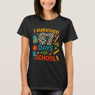 I Survived 67 Days Of School Funny Teacher Student T-Shirt