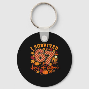 I Survived 67 Days Of School Funny Teacher Thanksg Key Ring