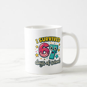 I Survived 67 Days Of School – Funny Teachers Stud Coffee Mug