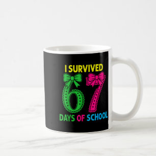 I Survived 67 Days Of School Ice Cream Six Seven T Coffee Mug
