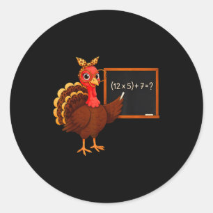 I Survived 67 Days Of School Six Seven 90s Turkey Classic Round Sticker