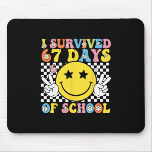 I Survived 67 Days Of School Six Seven Meme For Me Mouse Mat