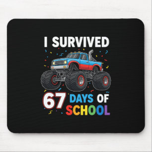 I Survived 67 Days Of School Six Seven Meme For Me Mouse Mat