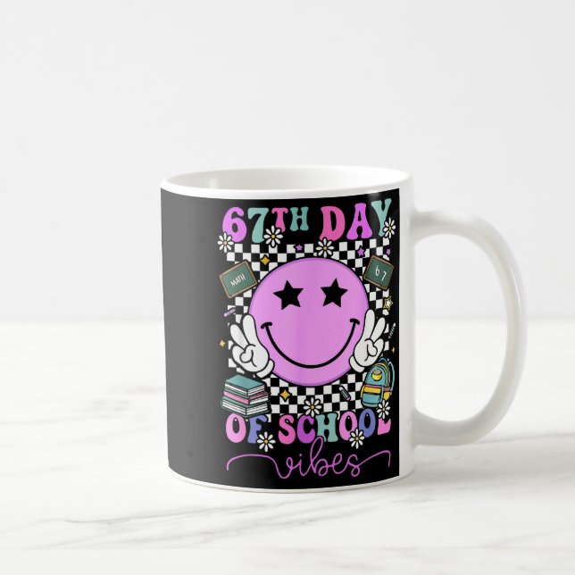 I Survived 67 Days Of School Six Seven Meme Teache Coffee Mug (Right)
