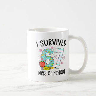 I Survived 67 Days Of School Teacher Kids 67th Day Coffee Mug