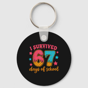 I Survived 67 Days Of School Teachers Students Gen Key Ring