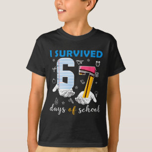 I Survived 67 Six Seven Days Of School Teacher Han T-Shirt