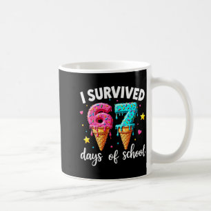 I Survived 67th Days School Drip Ice Cream Funny 6 Coffee Mug