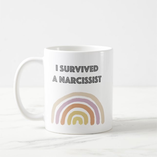 I Survived A Narcissist Mug (Left)