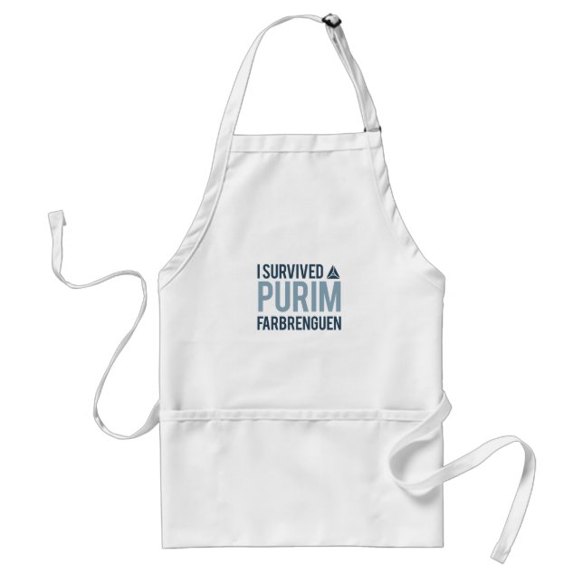 I survived a purim farbrengen standard apron (Front)