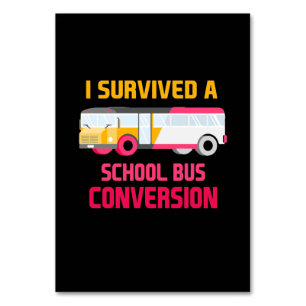 I Survived A School Bus Conversion Table Number