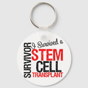 I Survived a Stem Cell Transplant (red) Key Ring