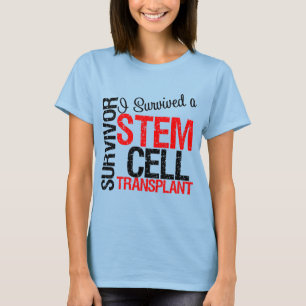 I Survived a Stem Cell Transplant (red) T-Shirt