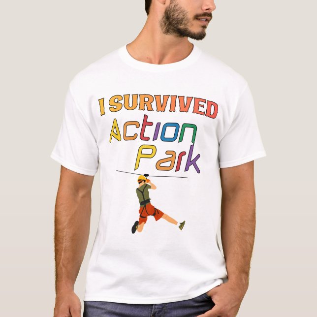 I Survived Action Park T-Shirt (Front)