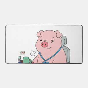 I Survived Another Meeting Desk Mat