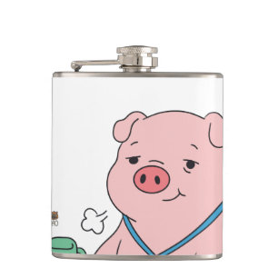 I Survived Another Meeting Hip Flask