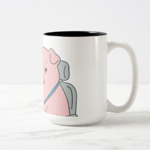I Survived Another Meeting Two-Tone Coffee Mug