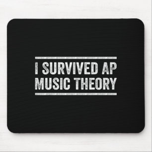 I Survived Ap Music Theory Funny Ap Examination Qu Mouse Mat