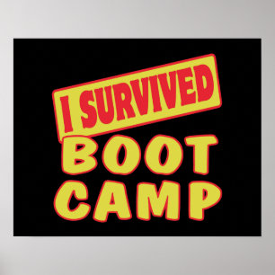 I SURVIVED BOOT CAMP POSTER