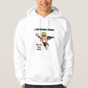 I SURVIVED BRAIN SURGERY (Personalised) Hoodie