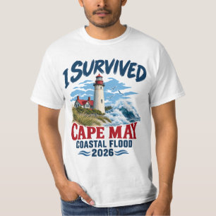 I Survived Cape May Coastal Flood 2026 New Jersey T-Shirt