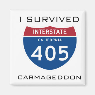 I Survived Carmageddon Magnet