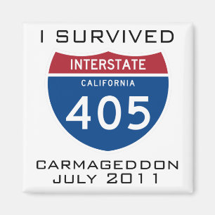 I Survived Carmageddon Magnet