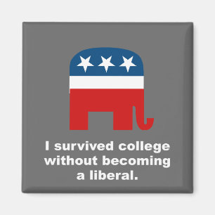 I survived college without becoming a liberal magnet