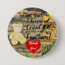 I Survived COVID-19 Badge...