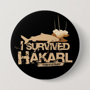 I survived Hákarl Button
