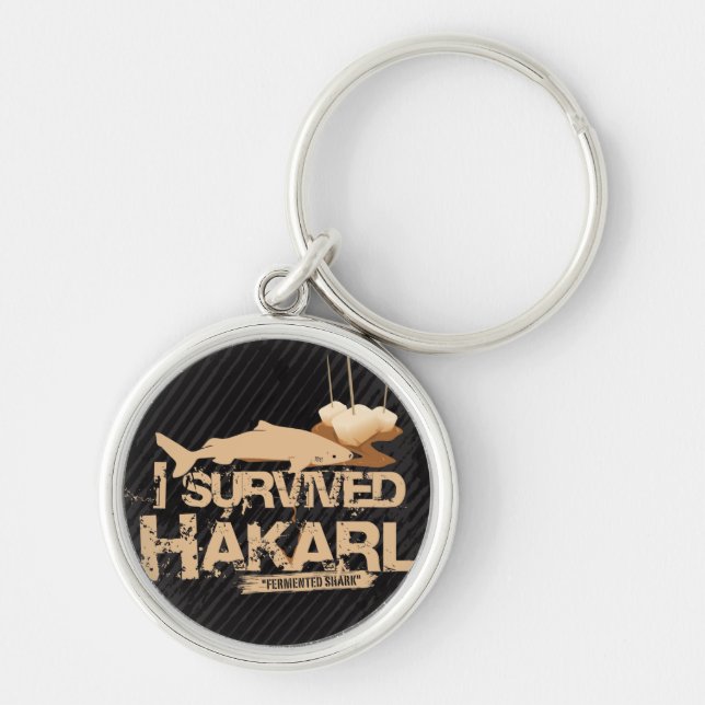I Survived Hákarl Keychain (Front)
