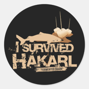 I survived Hákarl Sticker