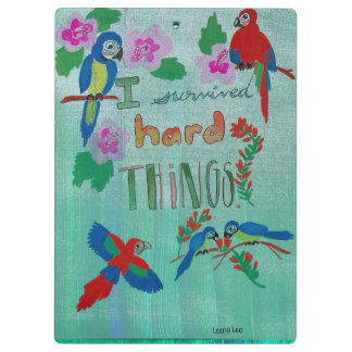 I Survived Hard Things Planner  Clipboard