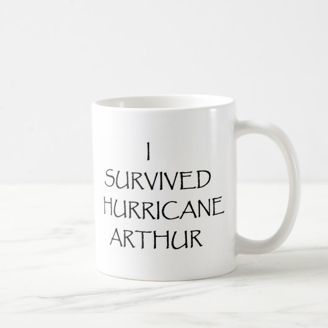 I Survived Hurricane Arthur Coffee Mug (Right)