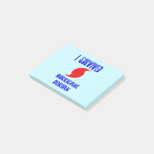 I Survived Hurricane Dorian Post-it Notes