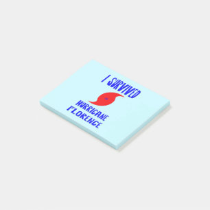I Survived Hurricane Florence Post-it Notes