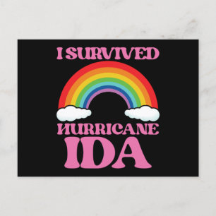 I Survived Hurricane Ida Postcard