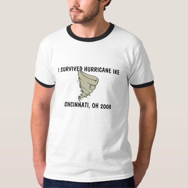 I SURVIVED HURRICANE IKE T-Shirt (Front)