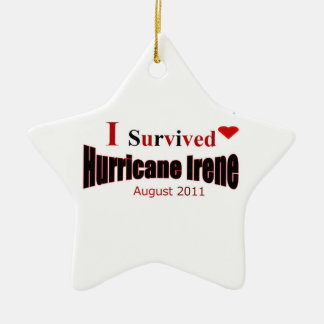I Survived Hurricane Irene Ornament