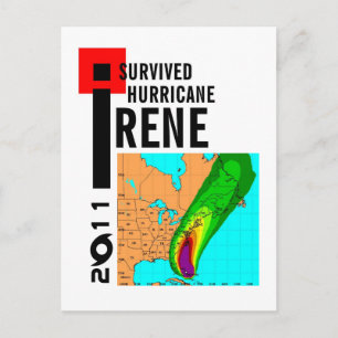 I Survived Hurricane Irene Postcard