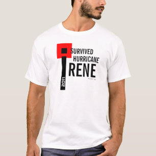 I Survived Hurricane Irene T-Shirt 7 Flag