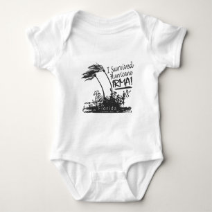 I Survived Hurricane Irma Baby Bodysuit