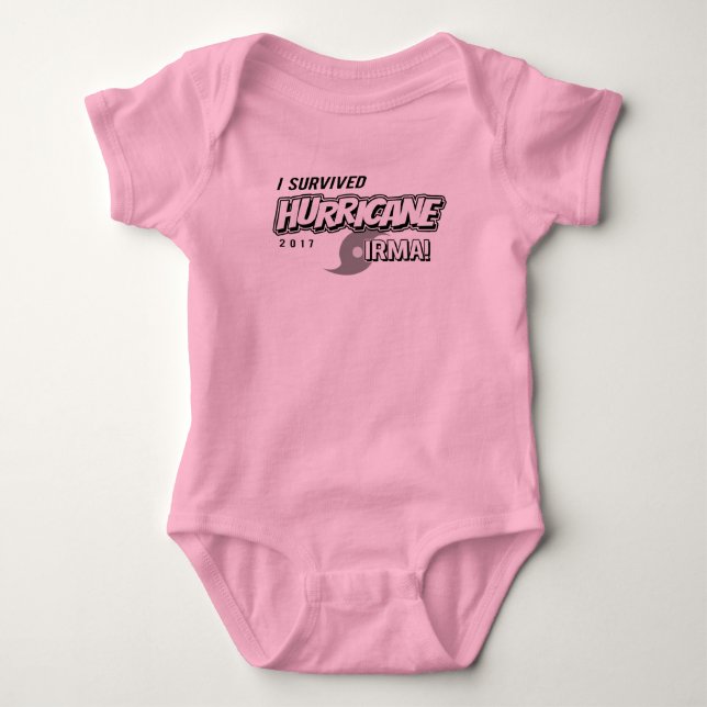 I Survived Hurricane Irma Infant Shirt (Front)
